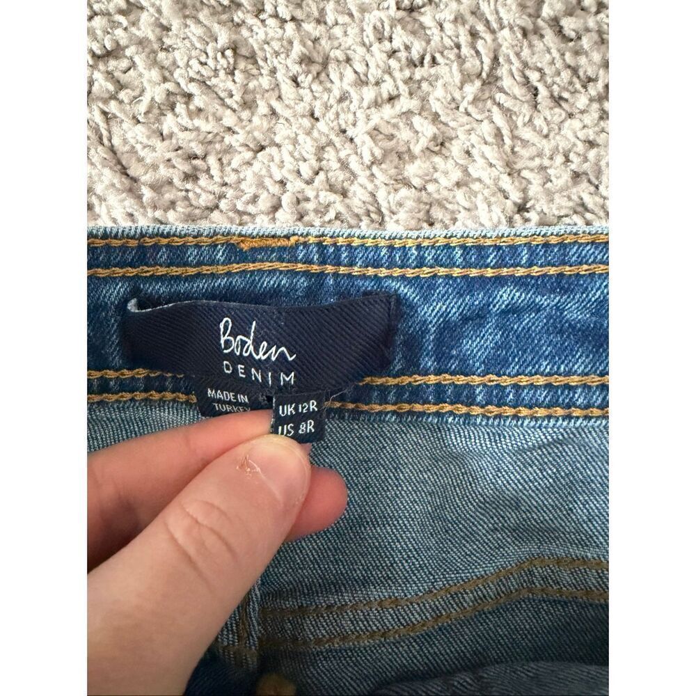 Boden Denim Wide Leg Jeans Size 8R - Picture 2 of 7